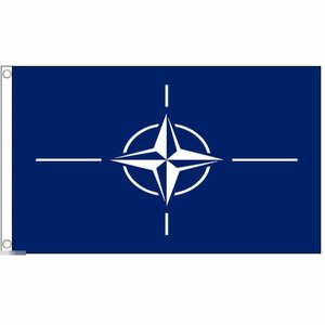 海外限定 国旗 北大西洋条約機構 NATO ナトー 特大フラッグ