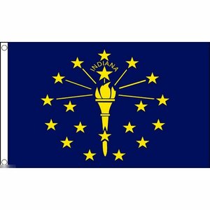 海外限定 国旗 インディアナ州 州旗 アメリカ 特大フラッグ