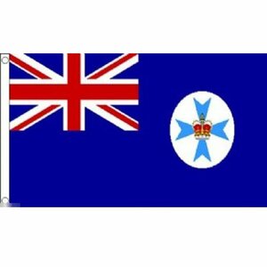 海外限定 国旗 クイーンズランド州 州旗 オーストラリア連邦 豪州 特大フラッグ