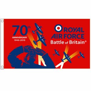 海外限定 国旗 バトル・オブ・ブリテン 第二次世界大戦 ドイツ イギリス空軍 RAF 70周年 特大フラッグ