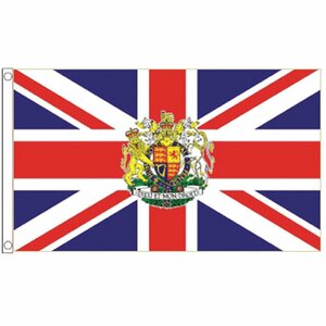 海外限定 国旗 イギリス 英国 ユニオンジャック 国章 特大フラッグ