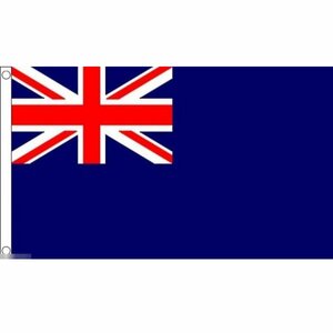 海外限定 国旗 イギリス 英国 ユニオンジャック 青 ブルー エンサイン 特大フラッグ