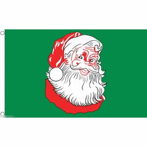 海外限定 国旗 メリークリスマス サンタクロース 特大フラッグ