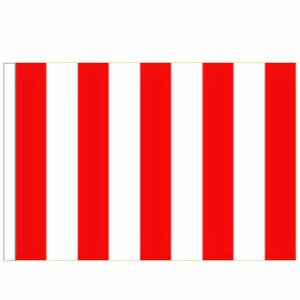 海外限定 国旗 ストライプ 縞 しま 紅白 赤 レッド ホワイト 特大フラッグ
