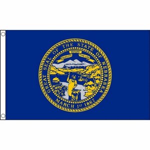 海外限定 国旗 ネブラスカ州 アメリカ 州旗 特大フラッグ