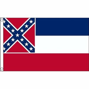 海外限定 国旗 ミシシッピ州 州旗 アメリカ合衆国 USA 特大フラッグ