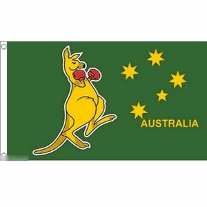 海外限定 国旗 オーストラリア連邦 豪州 ボクシング カンガルー 特大フラッグ