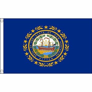 海外限定 国旗 ニューハンプシャー州 アメリカ 州旗 特大フラッグ