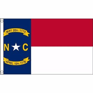 海外限定 国旗 ノースカロライナ州 アメリカ 州旗 特大フラッグ