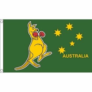 abroad limitation national flag Australia kangaroo boxing extra-large flag 