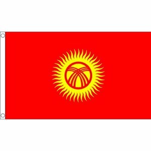 海外限定 国旗 キルギス共和国 貴重 特大フラッグ