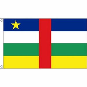海外限定 中央アフリカ共和国 国旗 貴重 特大フラッグ