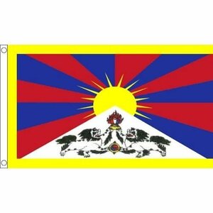 海外限定 国旗 チベット 雪山獅子旗 大フラッグ