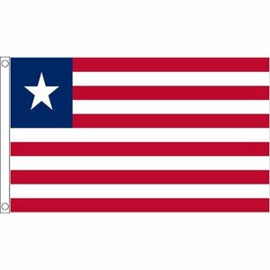 海外限定 国旗 リベリア共和国 星条旗 貴重 特大フラッグ