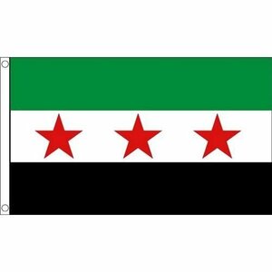 海外限定 シリア国民評議会 シリア国民連合 貴重 特大フラッグ