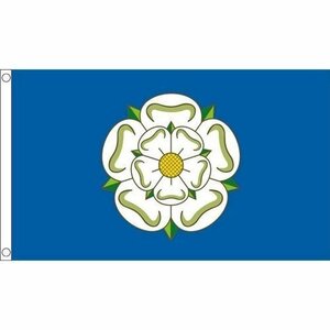 海外限定 ヨークシャー市旗 イギリス ローズ 貴重 特大フラッグ