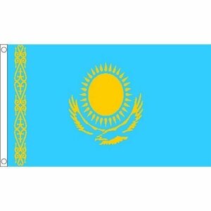 海外限定 国旗 カザフスタン共和国 貴重 特大フラッグ