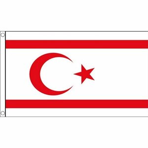 海外限定 国旗 北キプロス トルコ共和国 貴重 大フラッグ