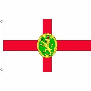 海外限定 国旗 オルダニー島 イギリス王室属領貴重 特大フラッグ