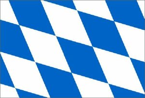 海外限定 州旗 ドイツ バイエルン州 大フラッグ