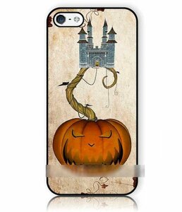 iPhone6 6SPlusハロウィン カボチャ 城 アートケース フィルム付