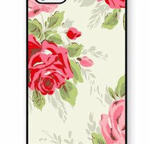 iPhone6 6S薔薇 ローズ 花 フラワーアートケース保護フィルム付_画像3