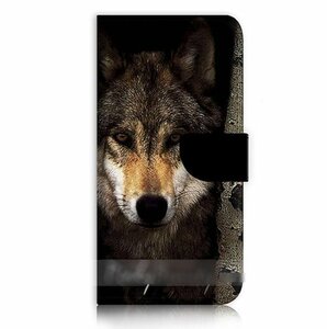 iPod touch 5 6狼 オオカミ スマホケース ケーブル フィルム付