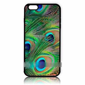 iPhone 8 iPhone 8 Plus iPhone X アイフォン アイフォーン エイト プラス テン孔雀クジャク羽 アートケース 保護フィルム付