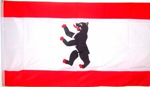 海外限定 国旗 ドイツ ベルリン 首都 市旗 熊 特大フラッグ