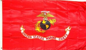 海外限定 国旗 アメリカ海兵隊 USMC 軍旗 マリーン 特大フラッグ