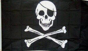 海外限定 国旗 海賊旗 ジョリー・ロジャー G01 特大フラッグ