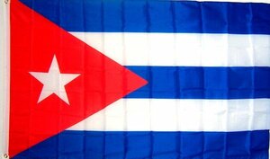 海外限定 国旗 キューバ 共和国 CUBA G74 大フラッグ