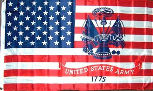 海外限定 アメリカ合衆国星条旗 陸軍アーミー軍旗 特大フラッグ