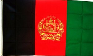 海外限定 国旗 アフガニスタン イスラム共和国 特大フラッグ