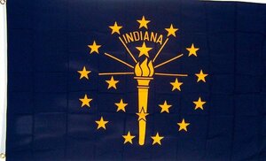 海外限定 国旗 アメリカ インディアナ州 州旗 大フラッグ