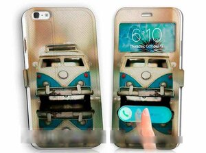 iPhone6 6SPlusバン ワゴン手帳型ケース充電ケーブルフィルム付