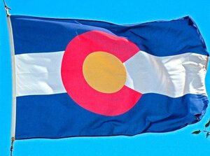 海外限定 国旗 アメリカ コロラド州 州旗 G78 特大フラッグ