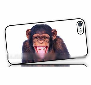 iPhone6 6Sチンパンジー 猿 サル アートケース保護フィルム付