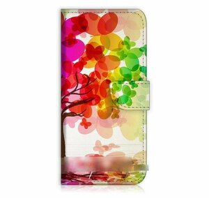 iPhone 6 6Sカラフル木スマホケース充電ケーブルフィルム付