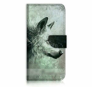 iPhone 6 6S Plus狼ウルフ スマホケース充電ケーブルフィルム付