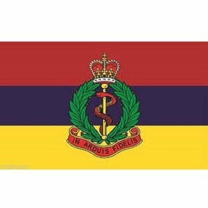 海外限定 国旗 イギリス 陸軍 王立陸軍医療軍団 RAMC 特大フラッグ
