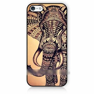 iPhone SE 第3世代 8 7 象ゾウ トライバル スマホケース アートケース スマートフォン カバー