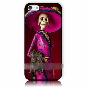 iPhone SE 第2世代 8 7 メキシカンスカル 骸骨 スマホケース アートケース スマートフォン カバー