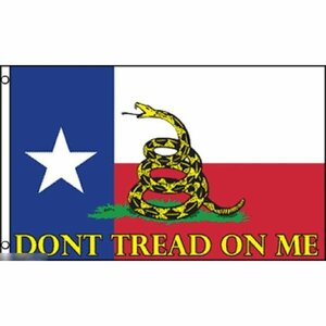 海外限定 国旗 アメリカ テキサス州 州旗 ガズデン 俺を踏むな 海軍 海兵隊 特大フラッグ