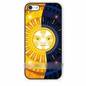 iPhone 13 Pro Max プロ マックス 太陽と月 スマホケース アートケース スマートフォン カバー