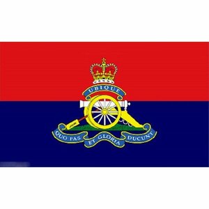 海外限定 国旗 イギリス 陸軍 王立砲兵連隊 特大フラッグ