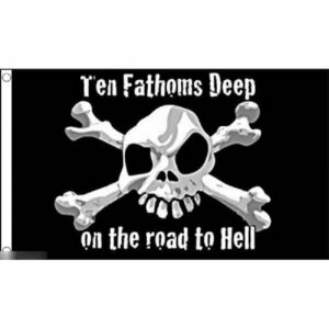 海外限定 国旗 海賊旗 パイレーツ スカル 骸骨 クロスボーン 特大フラッグ