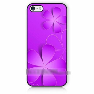 iPhone 11 アイフォン イレブン 花びら フラワー 紫 アートケース 保護フィルム付