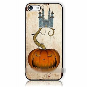 iPhone SE 第2世代 8 7 ハロウィン カボチャ 城 スマホケース アートケース スマートフォン カバー