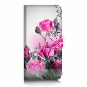 iPhone 8 Plus アイフォン 8 プラス アイフォーン 8 + 薔薇 バラ 花柄 フラワー スマホケース 充電ケーブル フィルム付